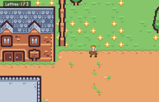 La lettre — vue en jeu